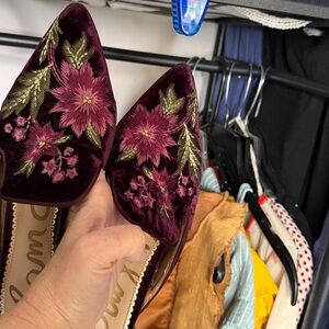 Sam Edelman Velvet Slides